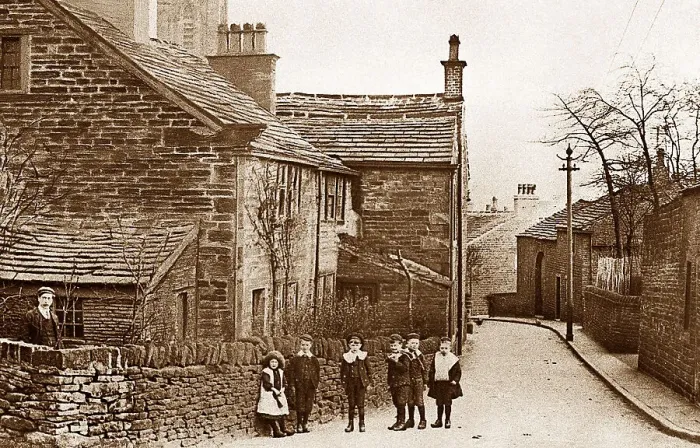 Framed Print : Church Street, Honley Framed Print : Church Street, Honley