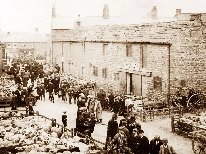 Framed Print : Church Street, Masham Framed Print : Church Street, Masham