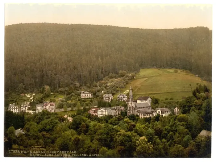 Framed Print : Church, Wildbad, Black Forest, Baden, Germany Framed Print : Church, Wildbad, Black Forest, Baden, Germany