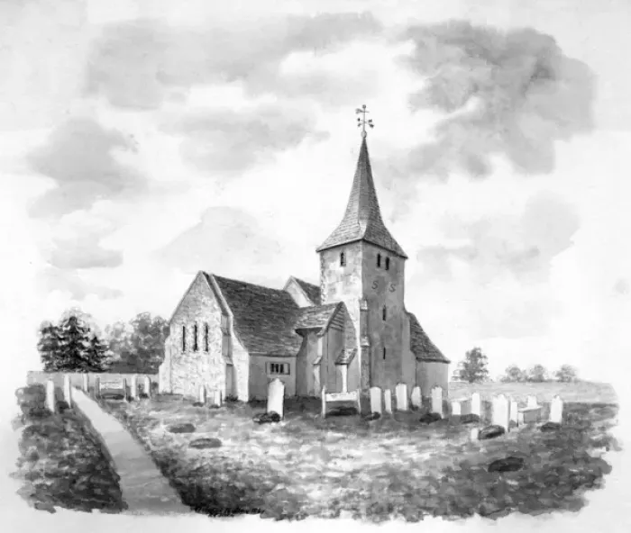 Framed Print : Churches / Chelsfield / 1841 Framed Print : Churches / Chelsfield / 1841