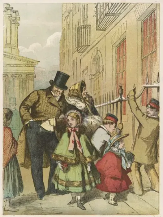 Framed Print : Churchgoing / Charity 19C Framed Print : Churchgoing / Charity 19C