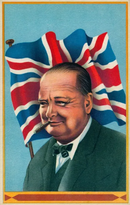 Framed Print : Churchill - Belgian card Framed Print : Churchill - Belgian card