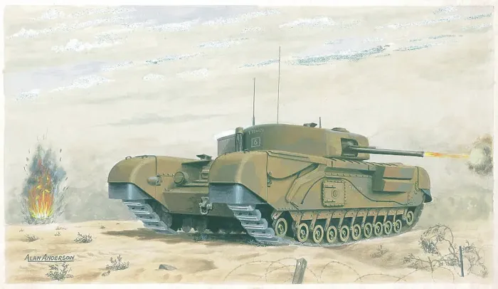 Framed Print : Churchill heavy infantry tank Framed Print : Churchill heavy infantry tank