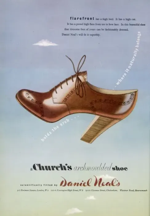 Framed Print : CHURCHs SHOE 1948 Framed Print : CHURCHs SHOE 1948
