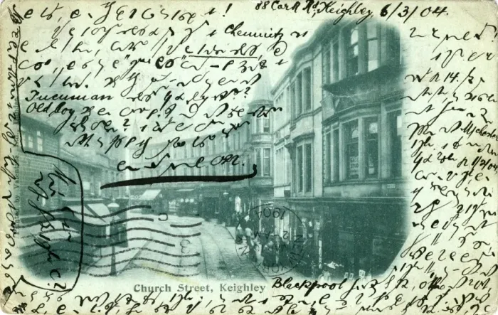 Framed Print : ChurchStreet, Keighley, England Framed Print : ChurchStreet, Keighley, England