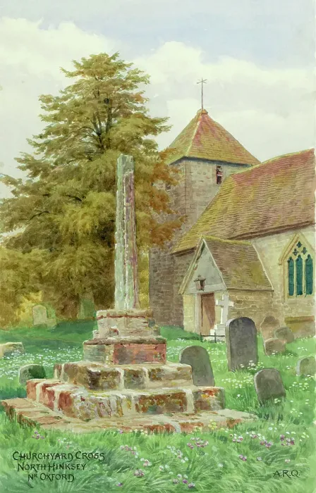 Framed Print : Churchyard Cross, North Hinksey, near Oxford Framed Print : Churchyard Cross, North Hinksey, near Oxford