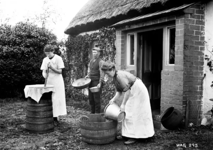 Framed Print : Churning Day, Toome, Co Antrim Framed Print : Churning Day, Toome, Co Antrim