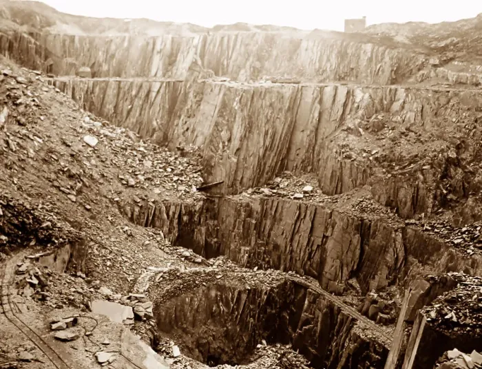 Framed Print : Chwarel Slate Quarry, Wales Framed Print : Chwarel Slate Quarry, Wales