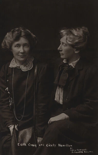 Cicely Hamilton and Edith Craig