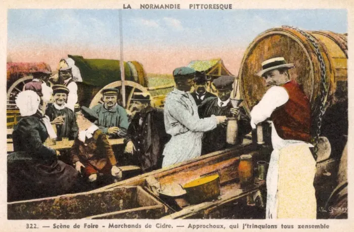 Framed Print : Cider Merchants - Normandy, Northern France Framed Print : Cider Merchants - Normandy, Northern France