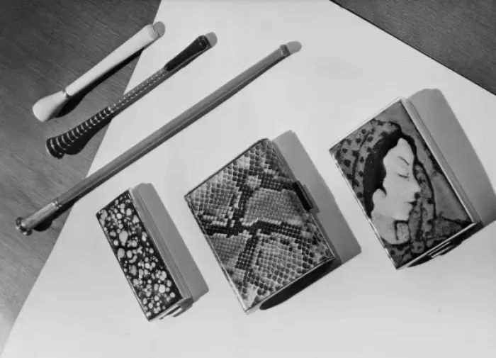 Framed Print : Cigarette Accessories