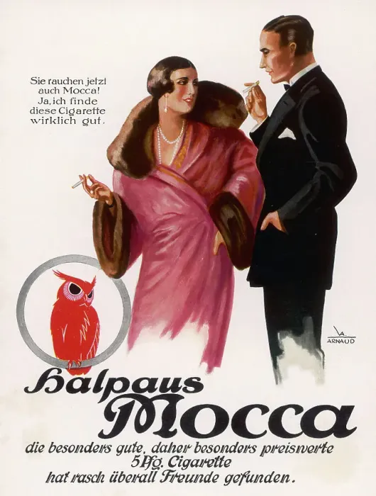 Framed Print : CIGARETTE AD / DIE DAME Framed Print : CIGARETTE AD / DIE DAME