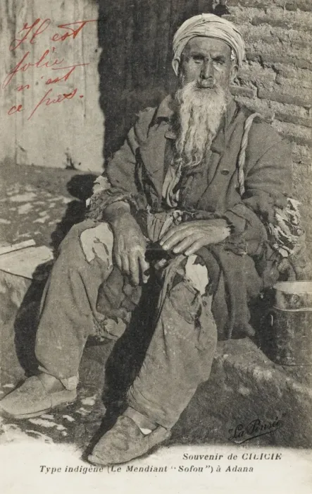 Framed Print : Cilicia - Adana - Turkish Beggar ( Sofou ) Framed Print : Cilicia - Adana - Turkish Beggar ( Sofou )