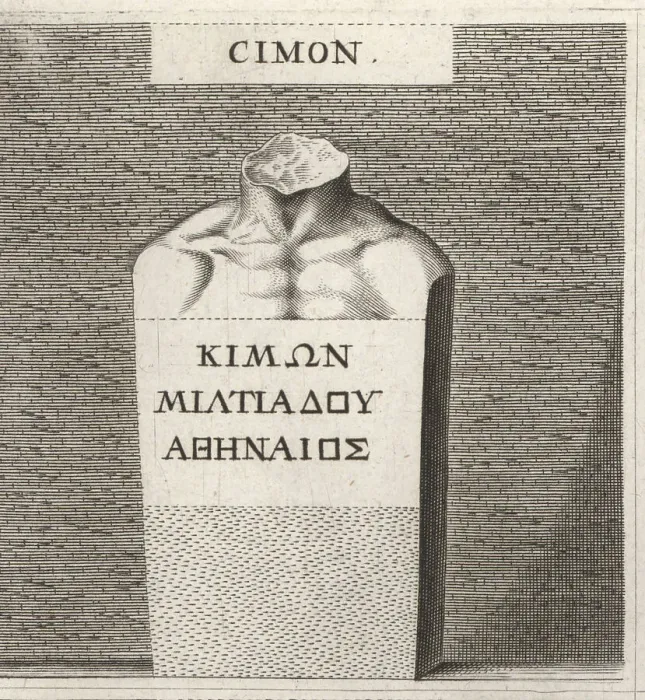 Framed Print : Cimon, Athenian politician and strategos, c.510-450 BC