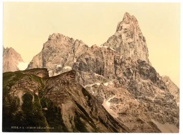 Framed Print : Cimon della Pala, Tyrol, Austro-Hungary Framed Print : Cimon della Pala, Tyrol, Austro-Hungary