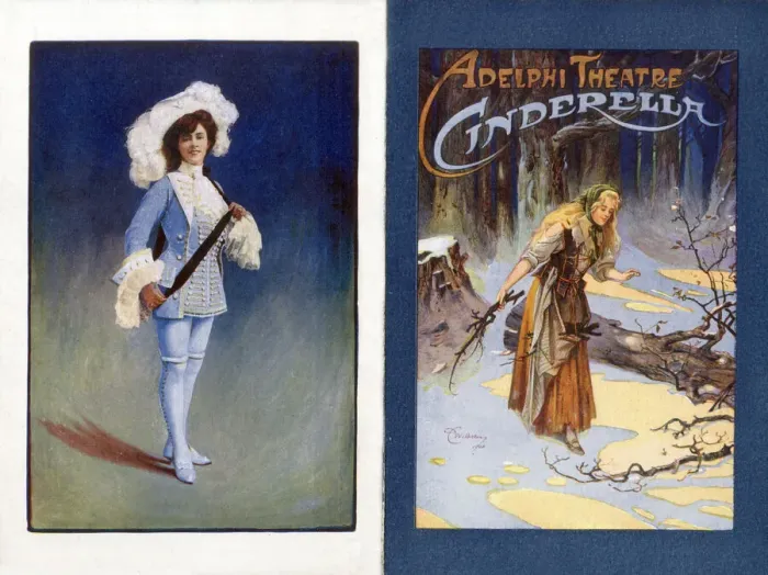 Framed Print : Cinderella, Adelphi Theatre, London, Christmas pantomime with Phyllis Dare in the title Framed Print : Cinderella, Adelphi Theatre, London, Christmas pantomime with Phyllis Dare in the title