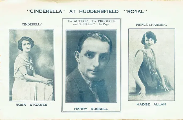 Framed Print : Cinderella Flyer for the Theatre Royal in Huddersfield Framed Print : Cinderella Flyer for the Theatre Royal in Huddersfield