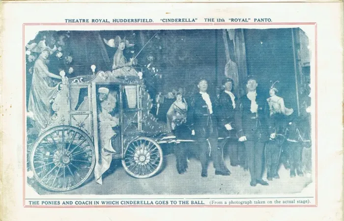 Framed Print : Cinderella Flyer for the Theatre Royal in Huddersfield Framed Print : Cinderella Flyer for the Theatre Royal in Huddersfield