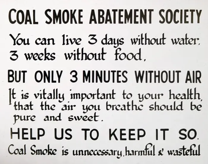 Framed Print : Cinema advertisement for the Coal Smoke Abatement Society Framed Print : Cinema advertisement for the Coal Smoke Abatement Society