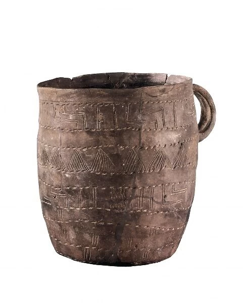 Cinerary urn belonging to the Urn-field Culture