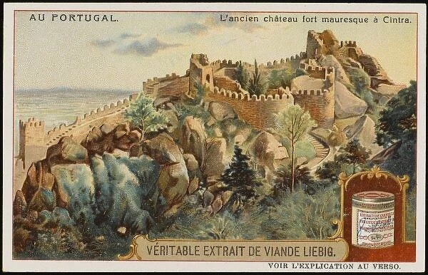 Cintra (Liebig). The picturesque ancient Moorish castle