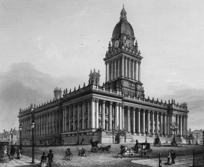 Framed Print : LEEDS. The Town Hall at Leeds, Yorkshire Date: circa 1860 Framed Print : LEEDS. The Town Hall at Leeds, Yorkshire Date: circa 1860