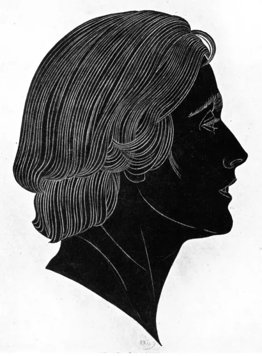 Framed Print : Clare. A Wood engraving on paper of Mrs Clare Peplar, side profile portrait Framed Print : Clare. A Wood engraving on paper of Mrs Clare Peplar, side profile portrait