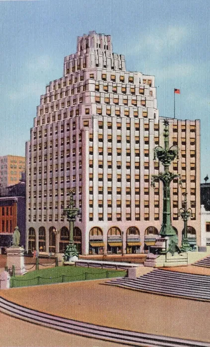 Framed Print : Circle Tower, Indianapolis, Indiana, USA Date: 1936 Framed Print : Circle Tower, Indianapolis, Indiana, USA Date: 1936