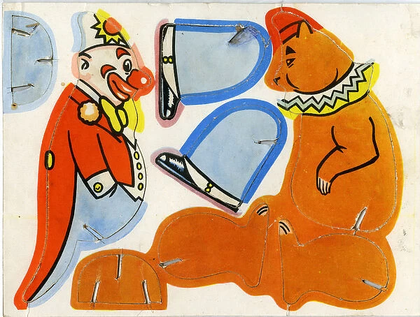 Circus Cut-Out Favourites - Clown and Bear