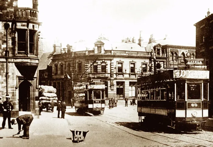 Framed Print : The Circus, Darwen early 1900's Framed Print : The Circus, Darwen early 1900's