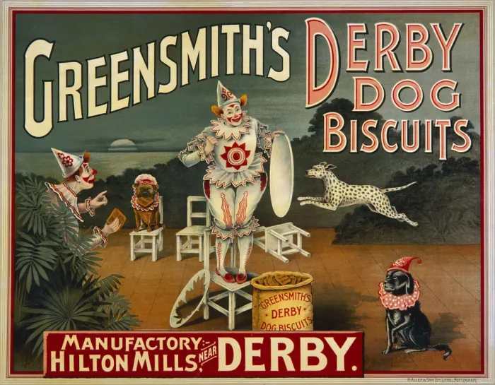 Framed Print : Circus Dogs / Dog Biscuits Framed Print : Circus Dogs / Dog Biscuits