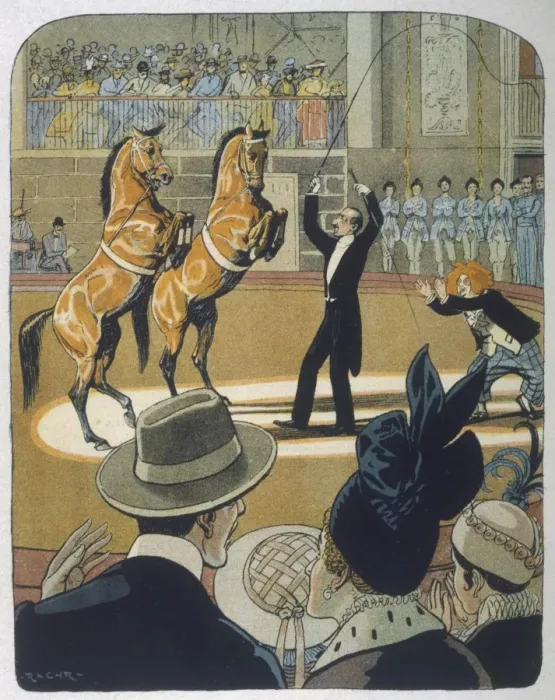 Framed Print : Circus Horses / 1916 Framed Print : Circus Horses / 1916