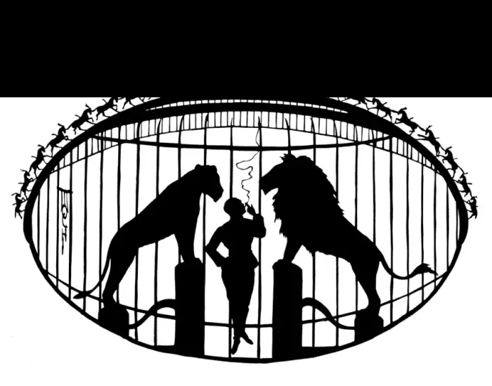 Framed Print : Circus Silhouette Framed Print : Circus Silhouette