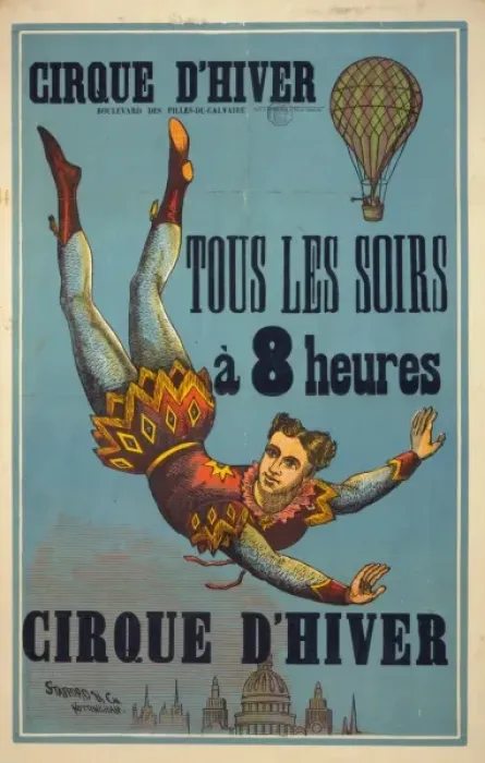 Framed Print : Cirque dehiver... Tous les soirs, e 8 heures Framed Print : Cirque dehiver... Tous les soirs, e 8 heures