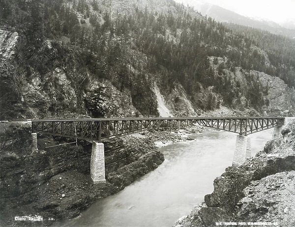 The Cisco railroad bridge, Lytton, BC, Canada