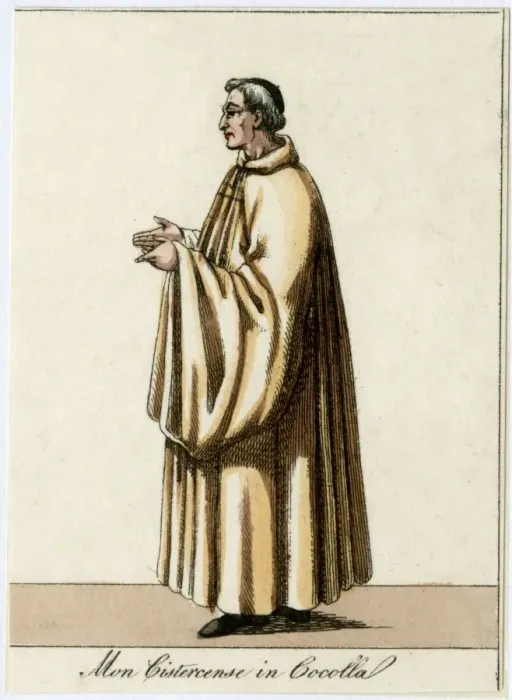 Framed Print : Cistercian Monk in Cowl Framed Print : Cistercian Monk in Cowl
