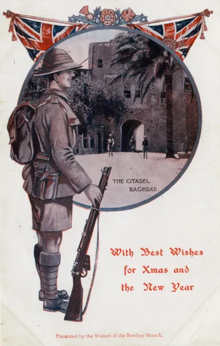 Framed Print : The Citadel, Baghdad, Iraq - WWI Xmas card Framed Print : The Citadel, Baghdad, Iraq - WWI Xmas card