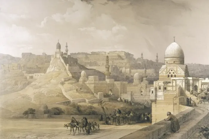 Framed Print : The Citadel / Cairo / 1849 Framed Print : The Citadel / Cairo / 1849