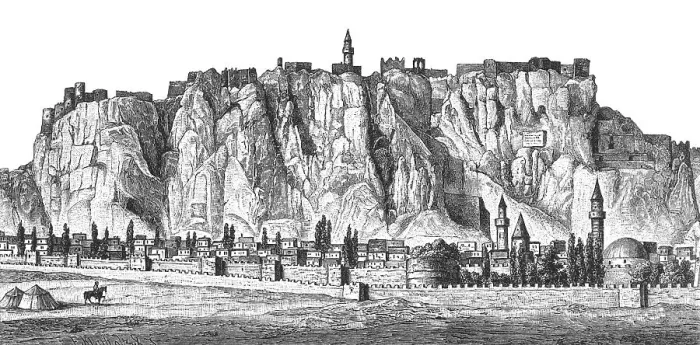 Framed Print : Citadel & Town of Van Framed Print : Citadel & Town of Van