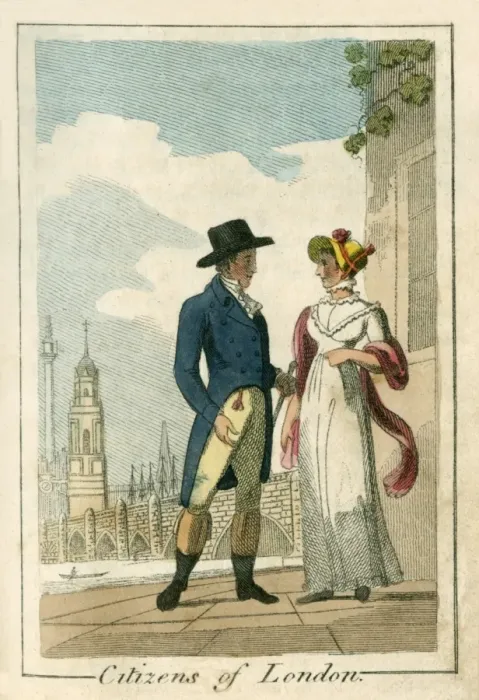 Framed Print : Citizens of London Framed Print : Citizens of London