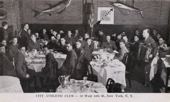 Framed Print : City Athletic Club, West 54th Street, New York City, USA Framed Print : City Athletic Club, West 54th Street, New York City, USA