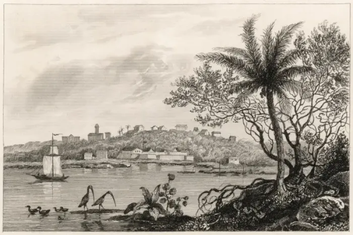 Framed Print : The city and Castle of Frederyca in Paraiba, Brazil Framed Print : The city and Castle of Frederyca in Paraiba, Brazil