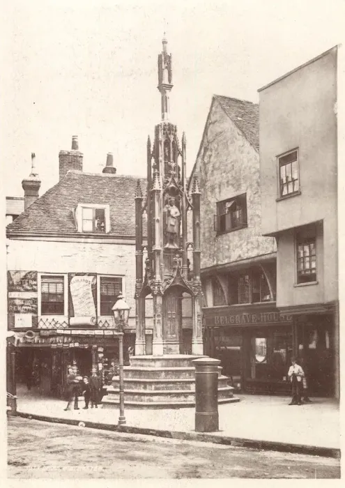Framed Print : City Cross, Winchester, Hampshire Framed Print : City Cross, Winchester, Hampshire