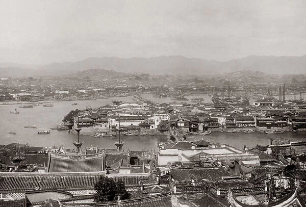 City of Foshan, Guangdong province, China, c. 1890 s