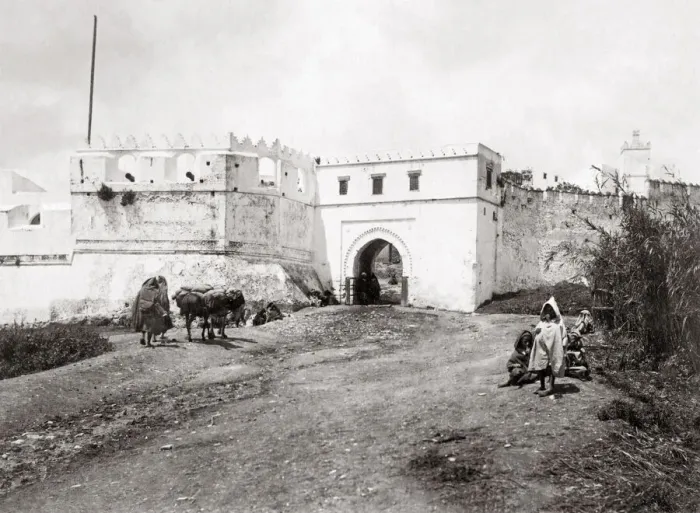 Framed Print : City gate, Tangier, Morocco, c. 1890 s Framed Print : City gate, Tangier, Morocco, c. 1890 s