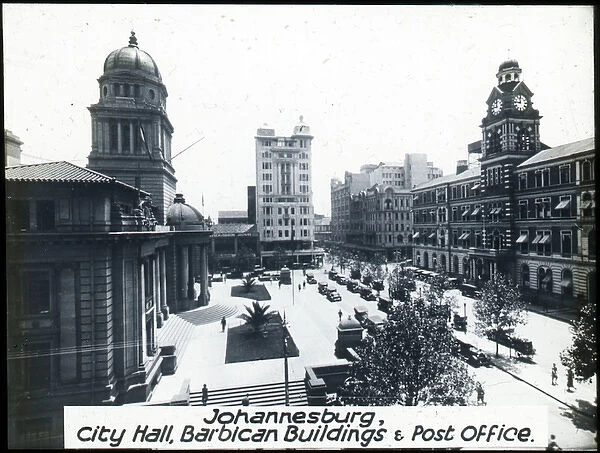 City Hall, Barbican Buildings & Post Office, Johannesburg