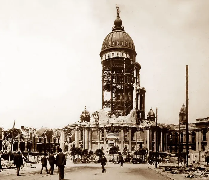 Framed Print : City Hall, San Francisco Earthquake, 1906 Framed Print : City Hall, San Francisco Earthquake, 1906