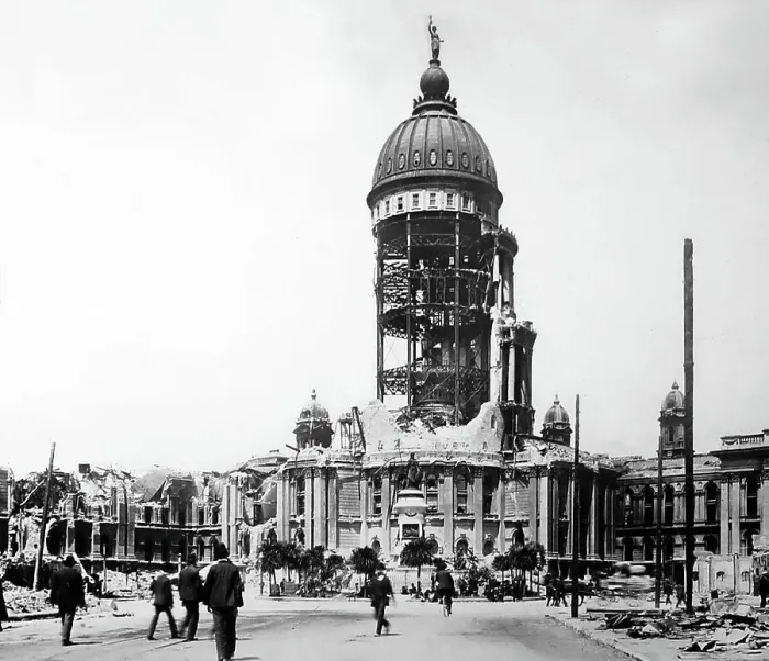 Framed Print : City Hall, San Francisco Earthquake, 1906 Framed Print : City Hall, San Francisco Earthquake, 1906