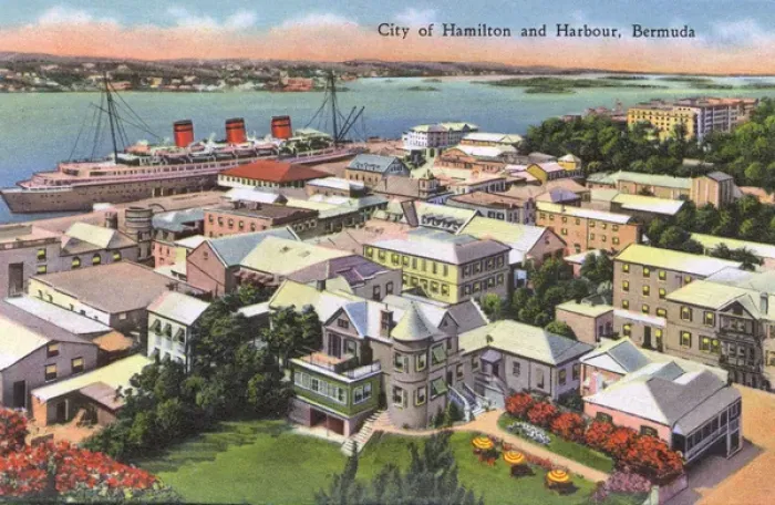 Framed Print : City of Hamilton and Harbour, Bermuda Framed Print : City of Hamilton and Harbour, Bermuda
