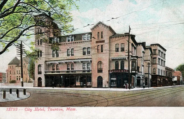 Framed Print : City Hotel, Taunton, Massachusetts, USA Framed Print : City Hotel, Taunton, Massachusetts, USA
